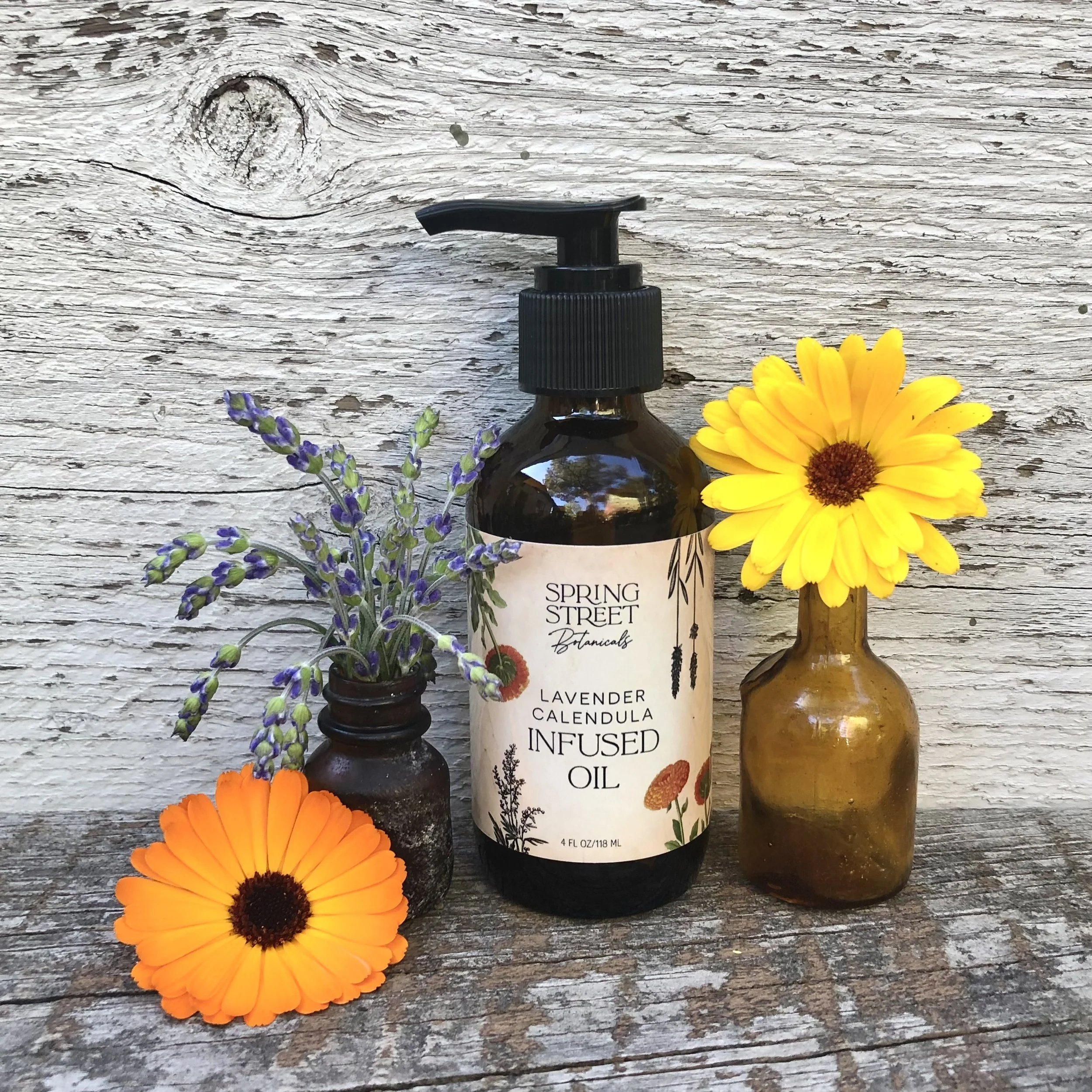 Lavender Calendula Infused Oil — Spring Street Botanicals